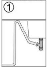 Pure diagram of a pipe system with a valve and pipe fitting, no text or symbols present
