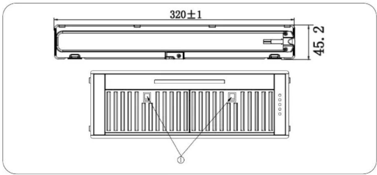 320±1 45.2 ①