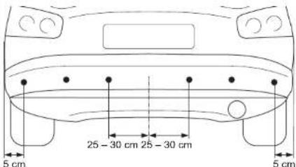 25 - 30 cm 25 - 30 cm 5 cm 5 cm