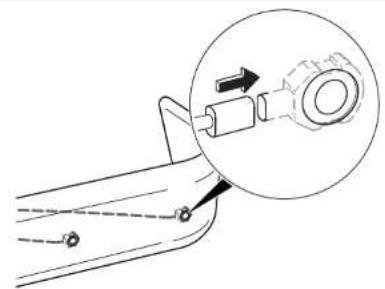 Diagram of a mechanical component with an inset showing a rotating shaft and housing (no text or symbols)