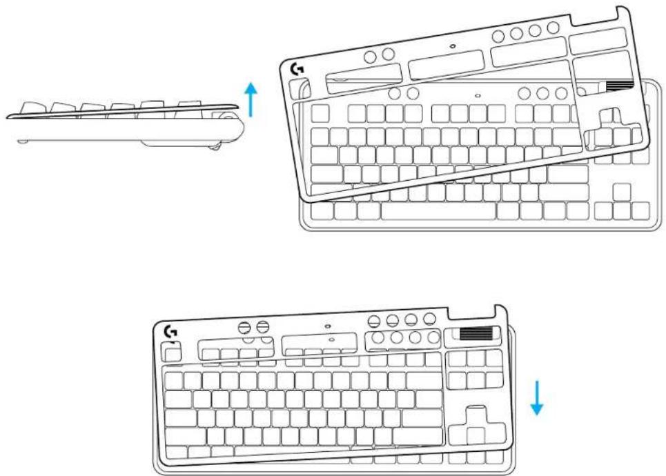 LOGITECH G713 - A FEDŐLAP CSERÉJE - 1