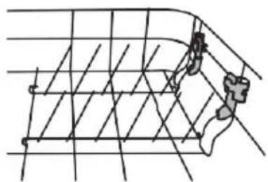 Helkama HAP420C - Hyllyjen taittaminen - 1