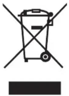 Symbol of a trash bin crossed with no text or numbers, accompanied by a blank rectangular block below (no text or symbols present)