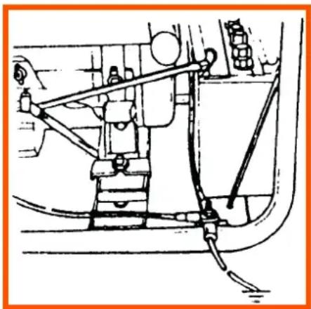 Technical line drawing of a mechanical assembly with no visible text or symbols