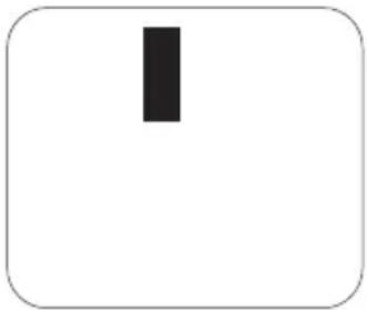 Simple black vertical rectangle on white background, no text or symbols present