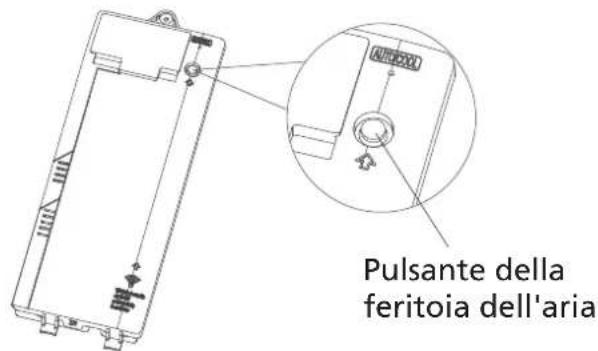 Pulsante della feritoia dell'aria