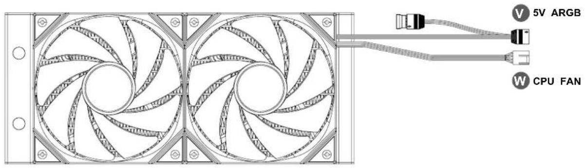 V 5V ARGB W CPU FAN