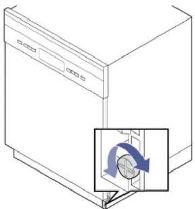 Elvita CDM6601V - Säädä luukun jousen kireys - 1