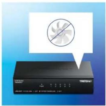 Black TBE2017 wireless router with a fan symbol and no visible text or labels on the device body.