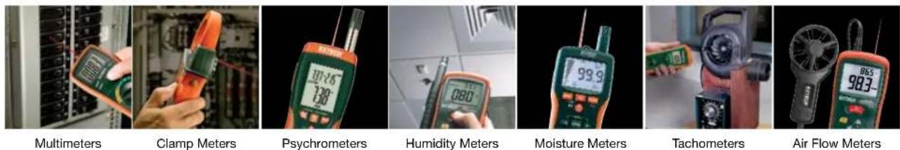 Extech CG206 - Extech-exclusive Meters with Built-in IR Thermometer! - 1