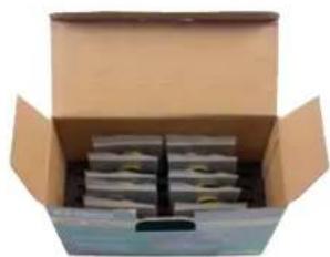 Open cardboard box containing stacked boxes (no visible text or symbols)
