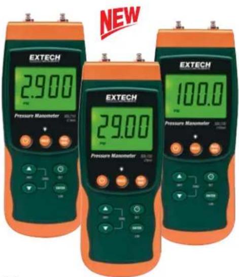 NEW EXTECH 2.900 Pressure Manometer 2.900 EXTECH 2.900 Pressure Manometer 100.0 Pressure Manometer 100.0