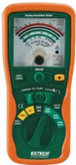 Analog Insetted Solar 200200 SET CHECK PRESS TO TEST LOCK CE OFF VCC OUT TO TESTER OUT OUT CHECK EXTECH & FLOW CURRENTS