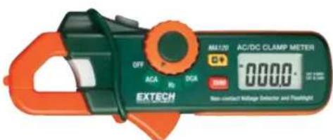 OFF ACA R0 DCA MAX/20 AC/DC CLAMP METER 0000.0 Non-contact Voltage Detector and Spotlight