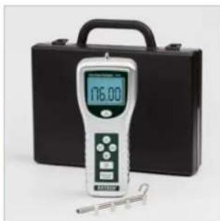 Black hard case with digital display and metal clamp (no visible text or symbols)