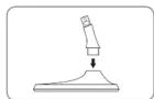 SAMSUNG SyncMaster S22C130N - | Fixation du support - 1