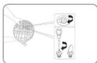 SAMSUNG SyncMaster S22C130N - | Fixation du support - 3