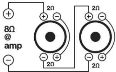 8Ω @ amp -