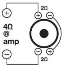 4Ω @ amp -