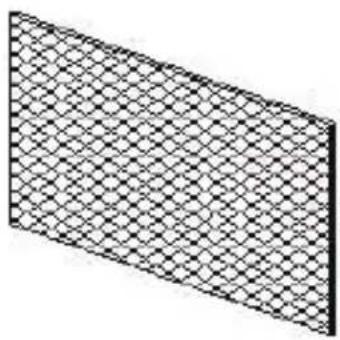 Isometric view of a 3D grid structure with no text or symbols
