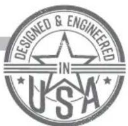DESIGNED & ENGINEERED IN USA