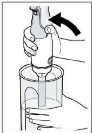 Illustration of a hand using a pipette to press or lift a container with a valve (no text or symbols).