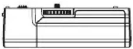 Pure technical line drawing of a mechanical component without any text, numbers, or symbols