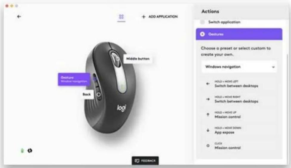 LOGITECH Signature M650 - Attribuer des gestes aux boutons latéraux - 1