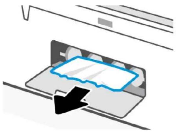 Illustration of a laptop with a blue outline and black arrow pointing to it, no text or symbols present.