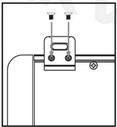 Pure technical diagram of a mechanical assembly without any text, numbers, or symbols