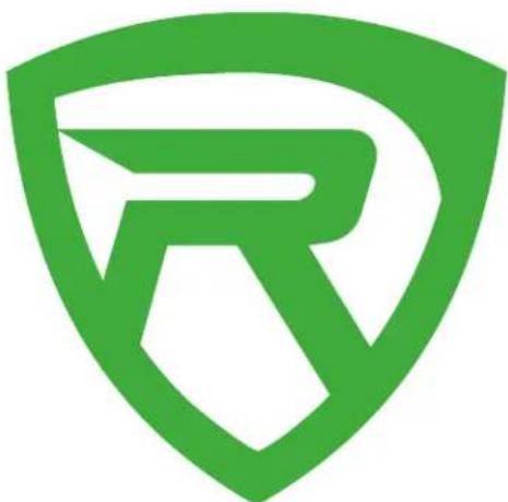 Green shield-shaped logo with a stylized 'R' shape in the center (no text or symbols)