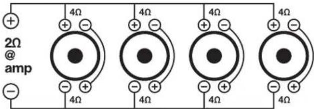 2Ω @ amp -