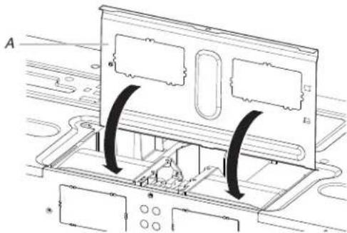 WHIRLPOOL WMMS3230SB - Cómo girar el motor del soplador para la instalación de ventilación a través del techo - 3