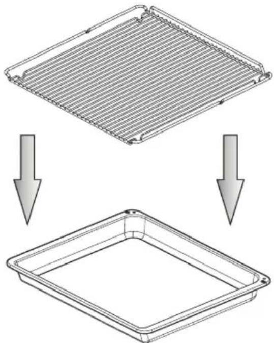 graph TD A["Top Grid Array"] --> B["Bottom Box"] B --> C["Downward Arrow"] C --> D["Downward Arrow"]