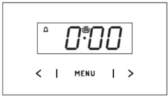Δ 0:00 < | MENU | >