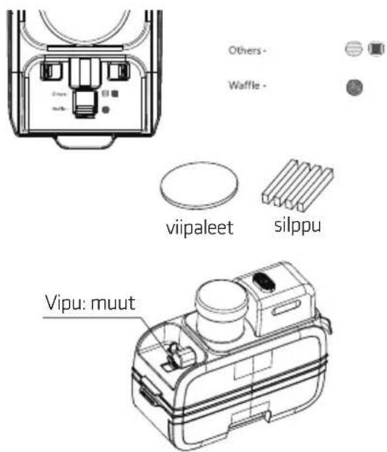 Muut - Vohveli - viipaleet silppu Vipu: muut