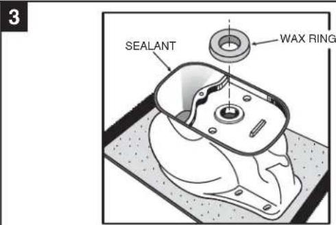 3 SEALANT WAX RING