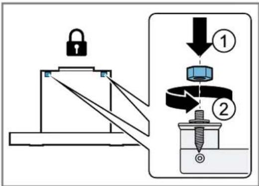 BOSCH DWB63BC30 - Monter la suspension de l'appareil - 7
