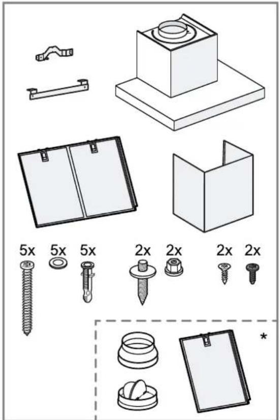 BOSCH DWB63BC30 - Contenu de la livraison - 1