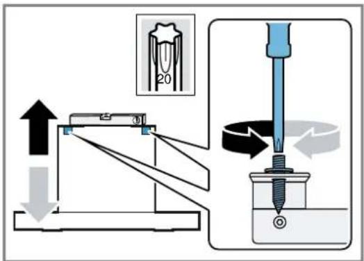 BOSCH DWB63BC30 - Monter la suspension de l'appareil - 6