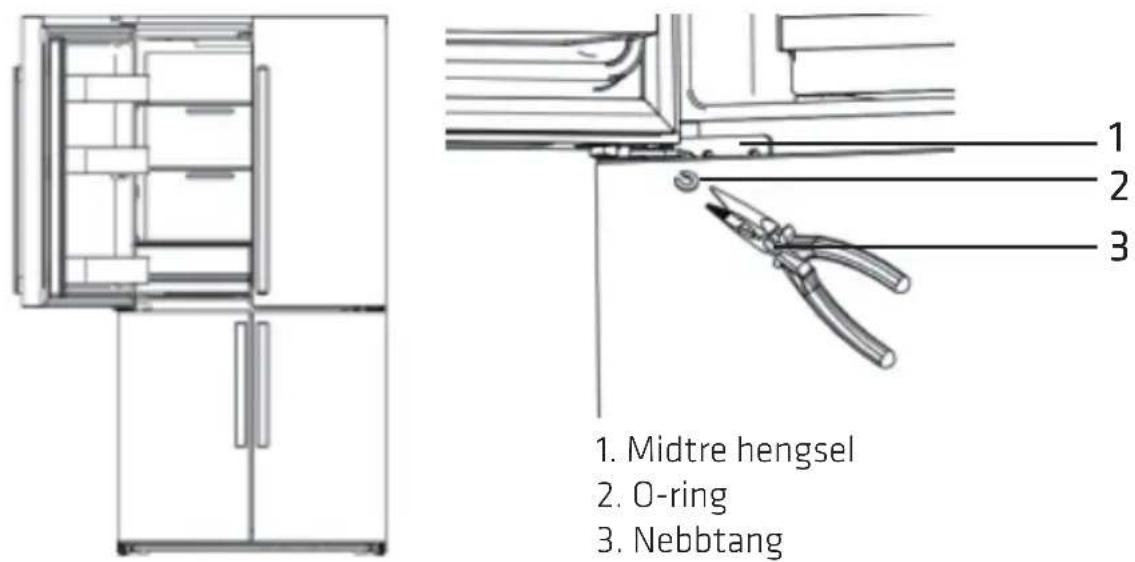 Point POSBSW7595EBN - ADJUST THE REFRIGERATOR DOOR - 1