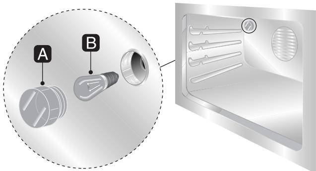 SMEG CE6IMX - Udskiftning af pæren til ovnlyset - 1