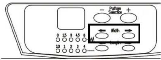 AEG 11679 - EINSTELLUNG DER STICHBREITE / STITCH WIDTH SETUP - 1