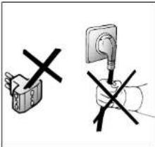 Schéma montrant deux composants électriques avec des symboles de croix indiquant un état démonté ou bloqué.