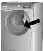 HOOVER WDYN 654D-30S - ATTENTION : PENDANT LE LAVAGE, L'EAU PEUT ATTEINDRE 90°C. - 6