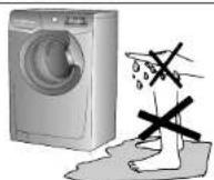 HOOVER WDYN 654D-30S - ATTENTION : PENDANT LE LAVAGE, L'EAU PEUT ATTEINDRE 90°C. - 4