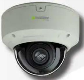 Close-up of a white surveillance camera with a circular lens and control panel (no visible text or symbols)