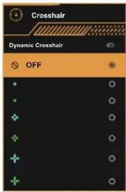 Viseur Viseur dynamique OFF