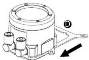 Technical line drawing of a mechanical component with no visible text or symbols
