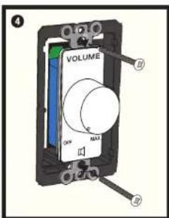 VOLUME OFF MAX ④